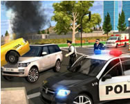 Grand police car chase drive racing 2020 zombis HTML5 játék