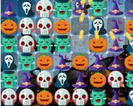 Scary halloween match 3 játékok ingyen