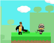 Arnie attack zombis HTML5 játék